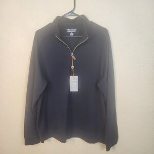 Fennec Men's Navy Zip-Up Sweater Large NWT (5897)